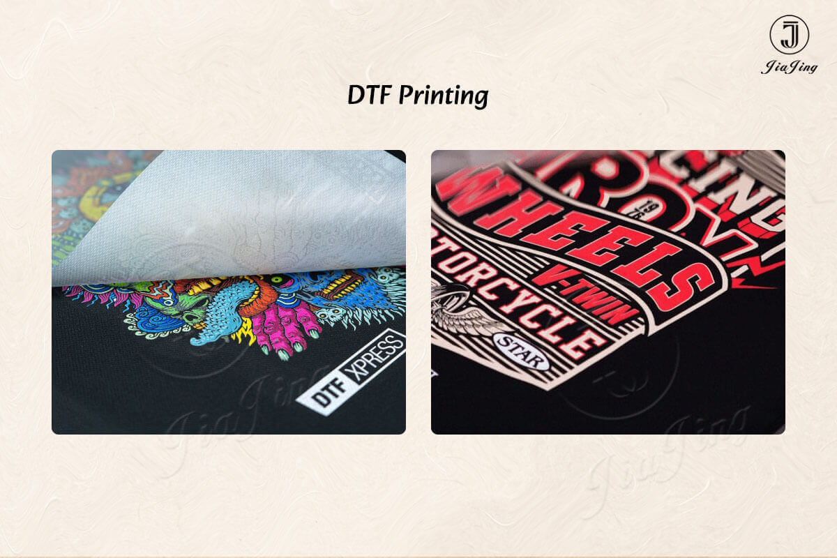 DTF shirt printing process for custom t shirts